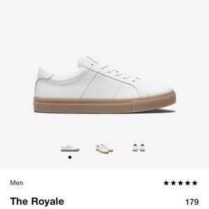 NWT- The Royale- GREATS- Blanco Gum